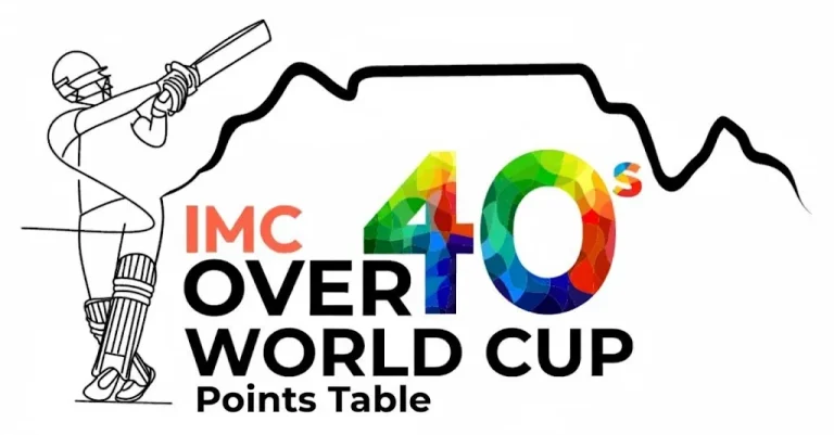 IMC Over 40s T20 World Cup Points Table